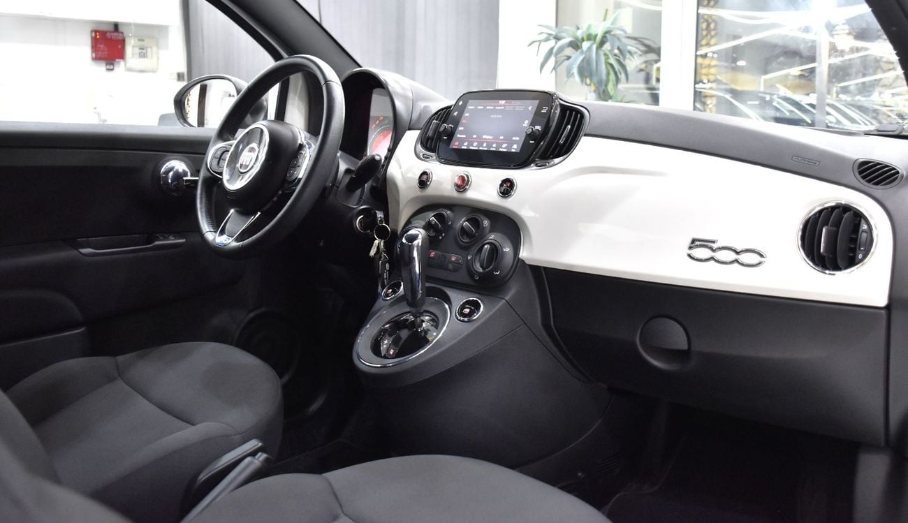 Fiat 500 DOLCEVITA EXCELLENT DEAL for our Fiat 500 Dolcevita ( 2024 Model ) in White Color GCC Specs