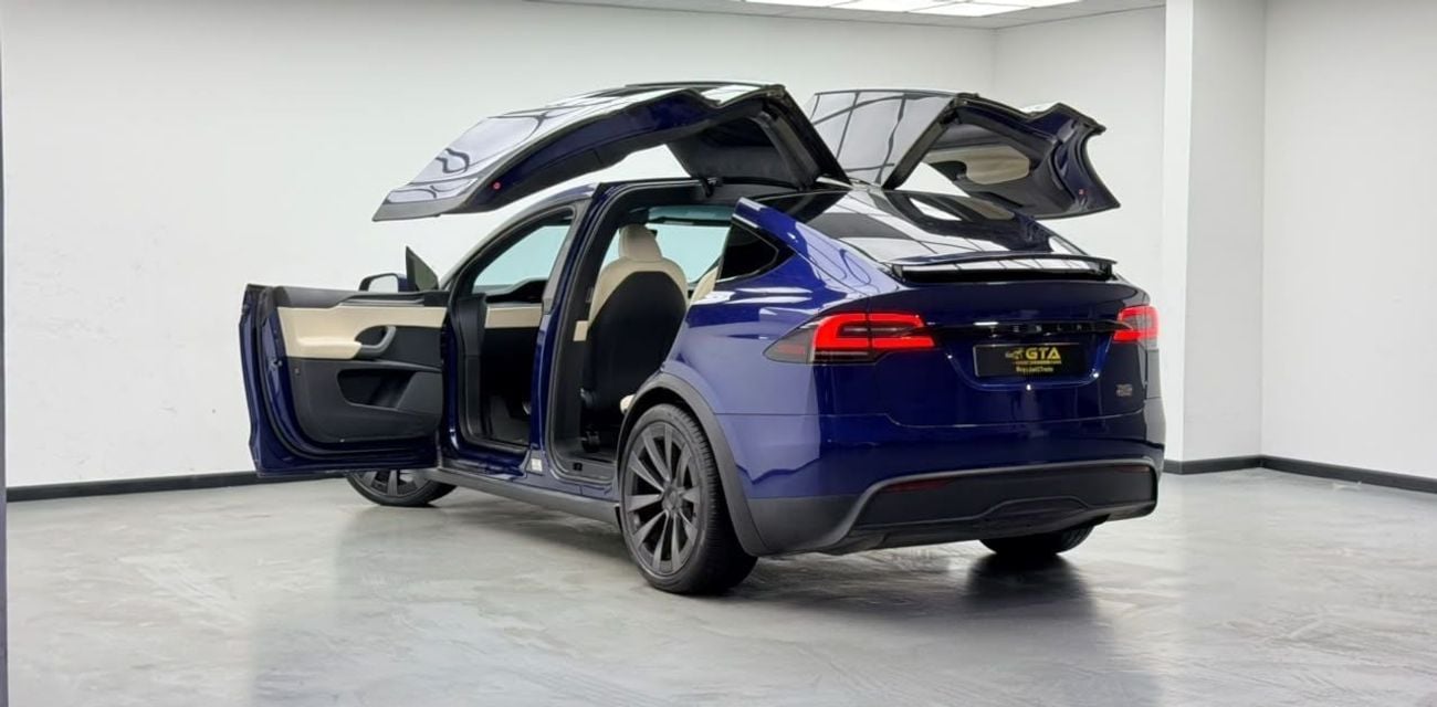 تسلا موديل اكس PLAID 2024 Tesla Model X Plaid, Tesla Warranty+Full Tesla Service History, GCC Specs.