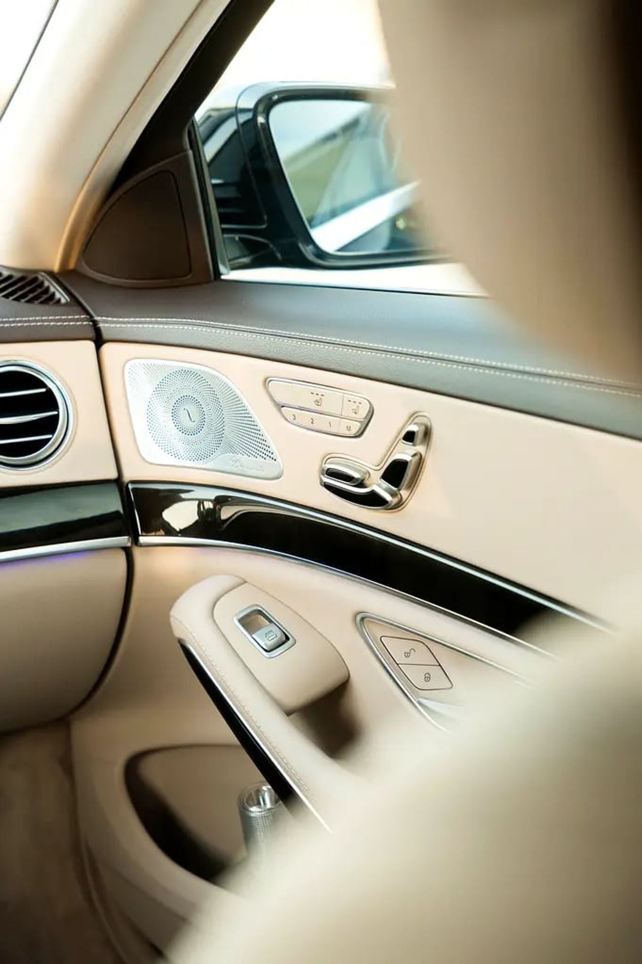 Mercedes Benz S550 MERCEDES S 550L BEIGE INTERIOR