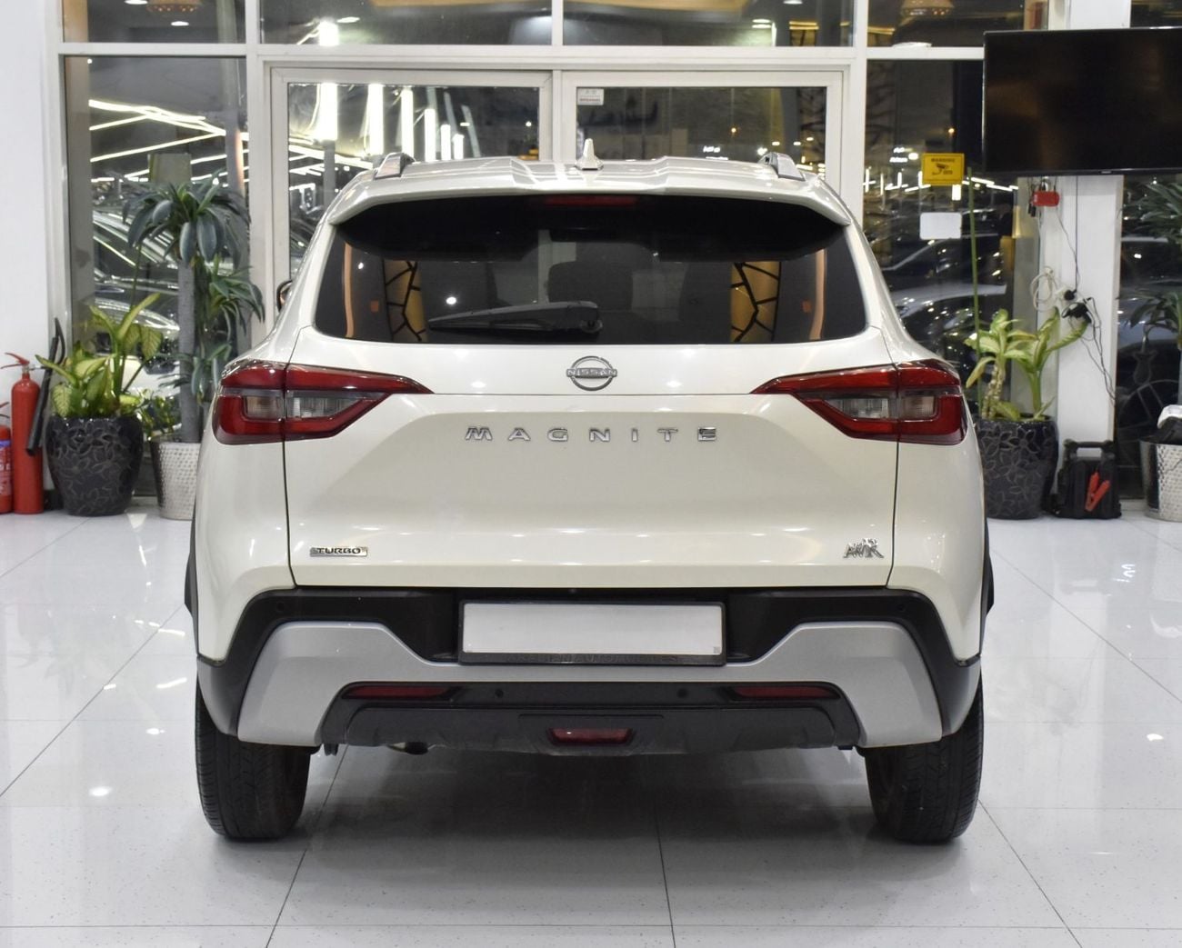 Nissan Magnite SV EXCELLENT DEAL for our Nissan Magnite Turbo ( 2025 Model ) in White Color GCC Specs