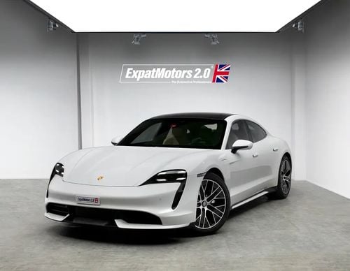 Porsche Taycan TURBO Unlimited KMs Warranty • FDSH • GCC Specs