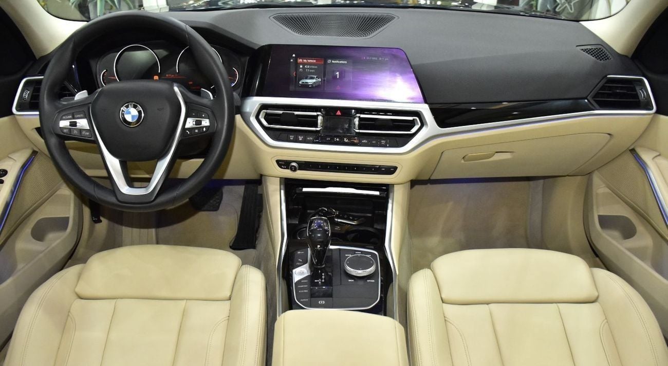 بي أم دبليو 320 SPORT LINE EXCELLENT DEAL for our BMW 320i ( 2020 Model ) in Blue Color European Specs
