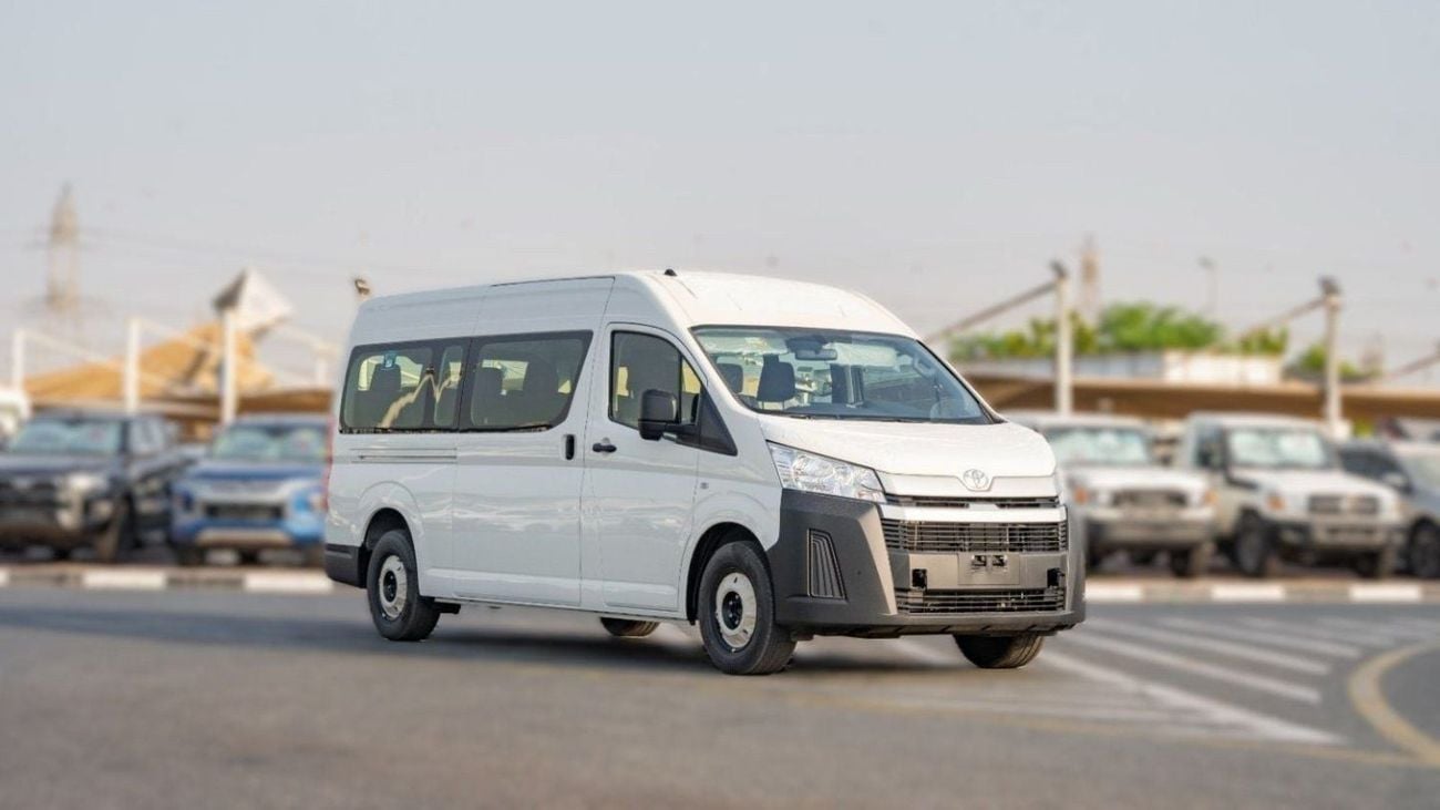 تويوتا هاياس DX Toyota Hiace High Roof Black Bump 3.5l A/T White color 2026 Model
