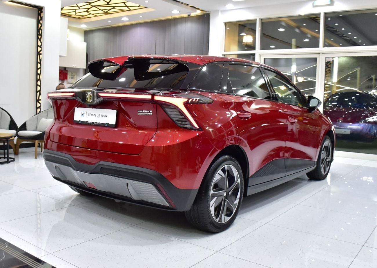 MG 4 EV EXCELLENT DEAL for our MG 4 ( 2023 Model ) in Red Color GCC Specs