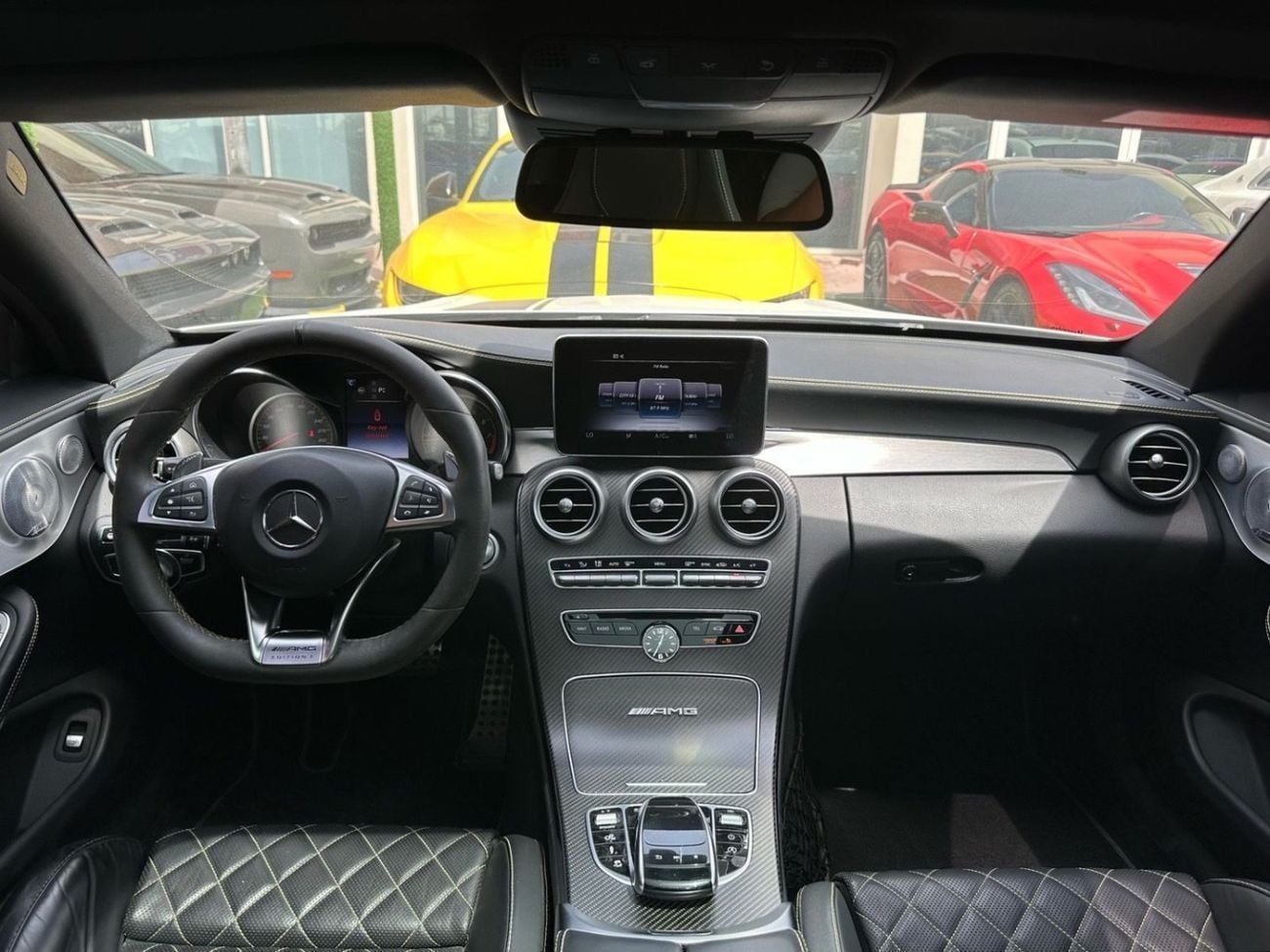 مرسيدس بنز C 63 كوبيه MERCEDES BENZ Gcc 2017 Edition 1 Original paint