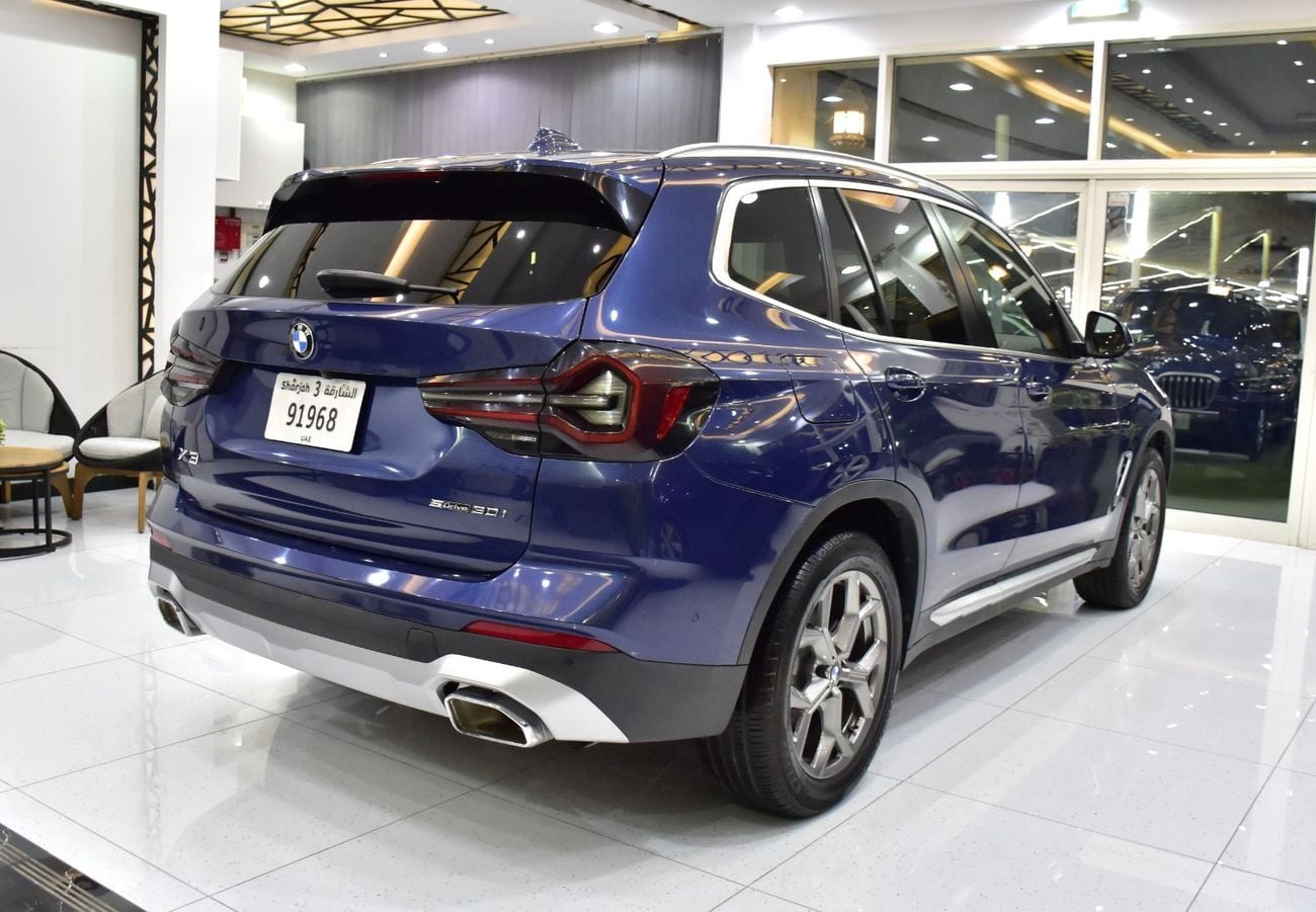 BMW X3 XDRIVE 30i EXCLUSIVE EXCELLENT DEAL for our BMW X3 sDrive30i ( 2024 Model ) in Blue Color American Specs