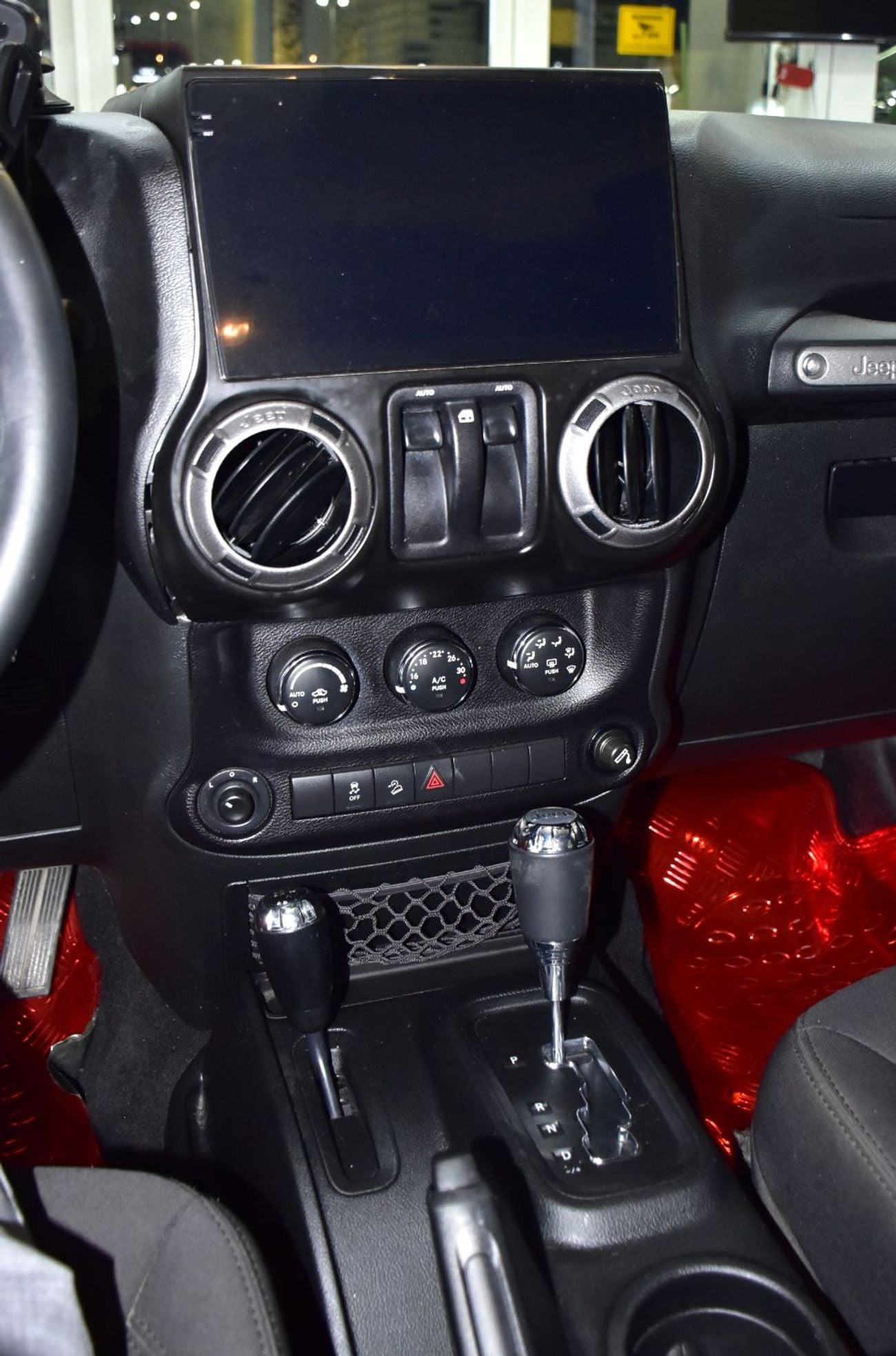 Jeep Wrangler SPORT EXCELLENT DEAL for our Jeep Wrangler Sport ( 2017 Model ) in Red Color GCC Specs