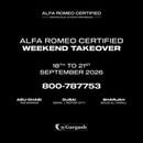 Alfa Romeo Tonale VELOCE | 2024 | Alfa Weekend | 18-21 Sep | Gargash Warranty & Service | Free insurance | Finance from 0.99%