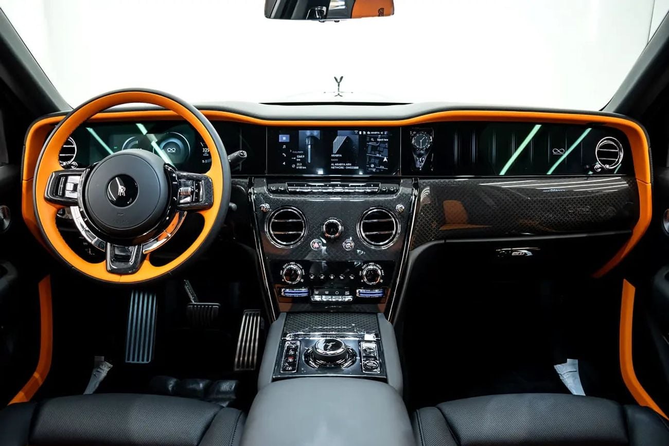 Rolls Royce Cullinan BLACK BADGE | GCC Specs | VIP SEATS | With Warranty and Service Contract