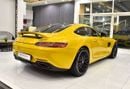 Mercedes Benz AMG GT . EXCELLENT DEAL for our Mercedes Benz AMG GTs ( 2015 Model ) in Yellow Color GCC Specs