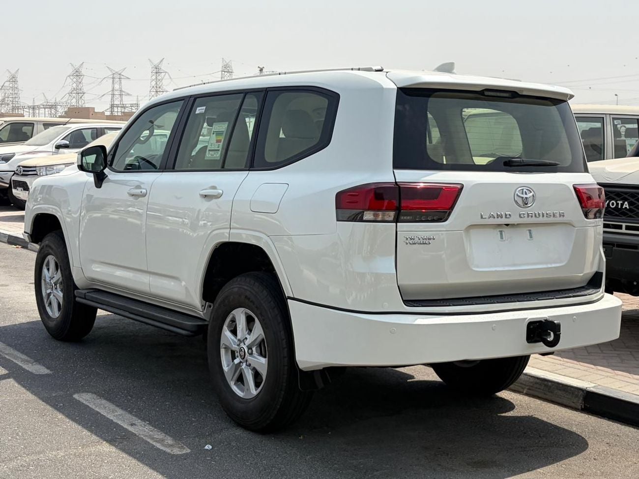 Toyota Land Cruiser GXR LC300 | 3.5L V6 Petrol | Custom off-road high-clearance front bumper with integrated skid plate, Hig