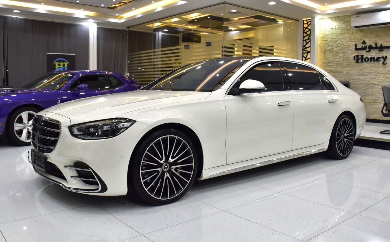 Mercedes Benz S500 4MATIC L EXCELLENT DEAL for our Mercedes Benz S500 4Matic ( 2021 Model ) in White Color GCC Specs