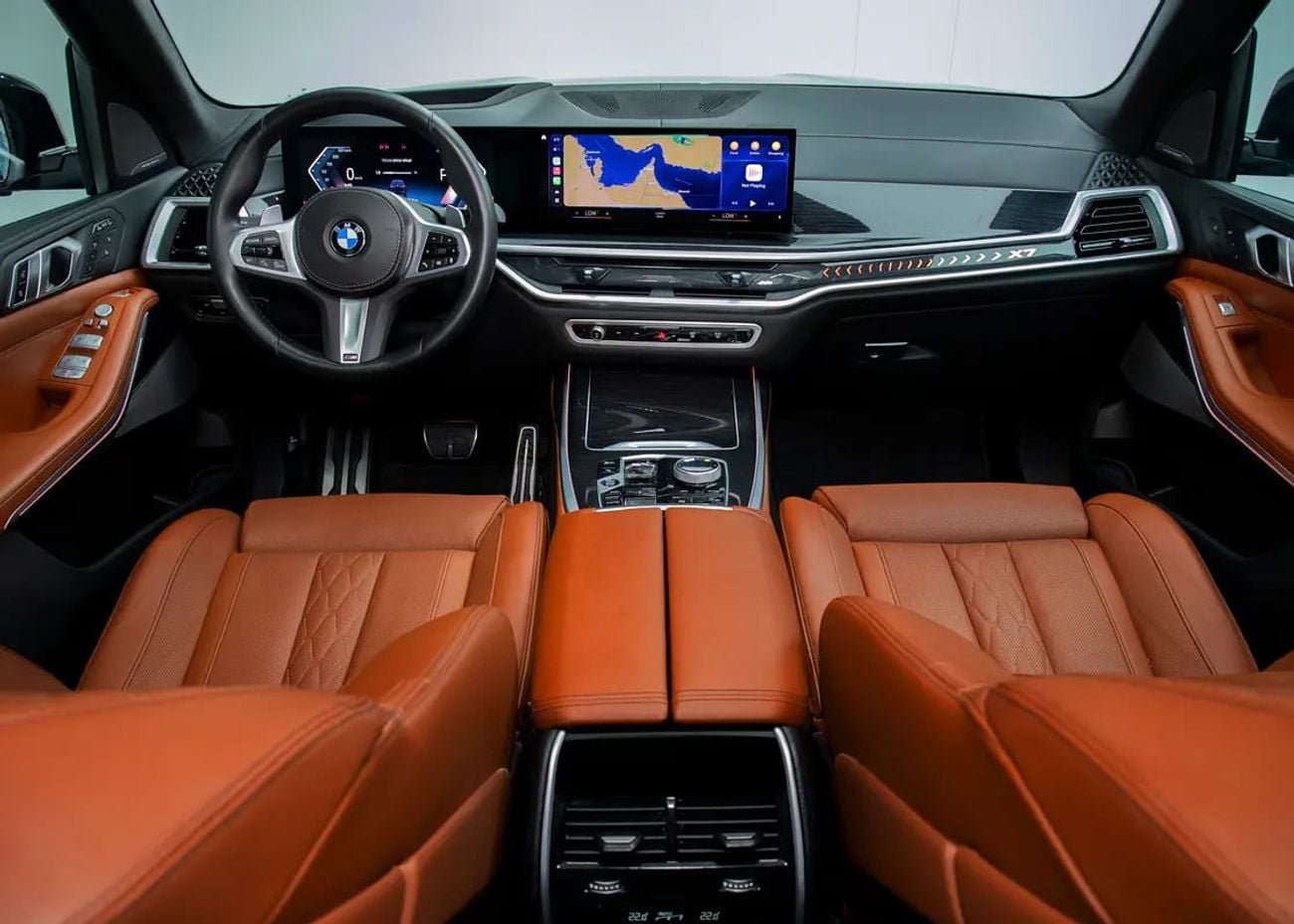 بي أم دبليو X7 XDRIVE40I M SPORT M SPORT PRO PACKAGE • Warranty + Service Contract • FDSH • GCC