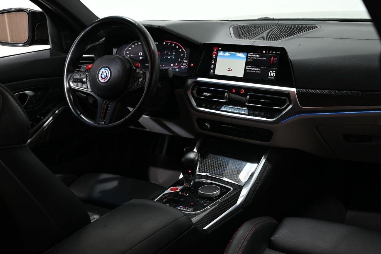 بي أم دبليو M3 كومبيتيشن سيارة BMW M3 كومبيتشن موديل 2021، سجل صيانة كامل، ضمان لمدة عام، عداد كيلومترات منخفض