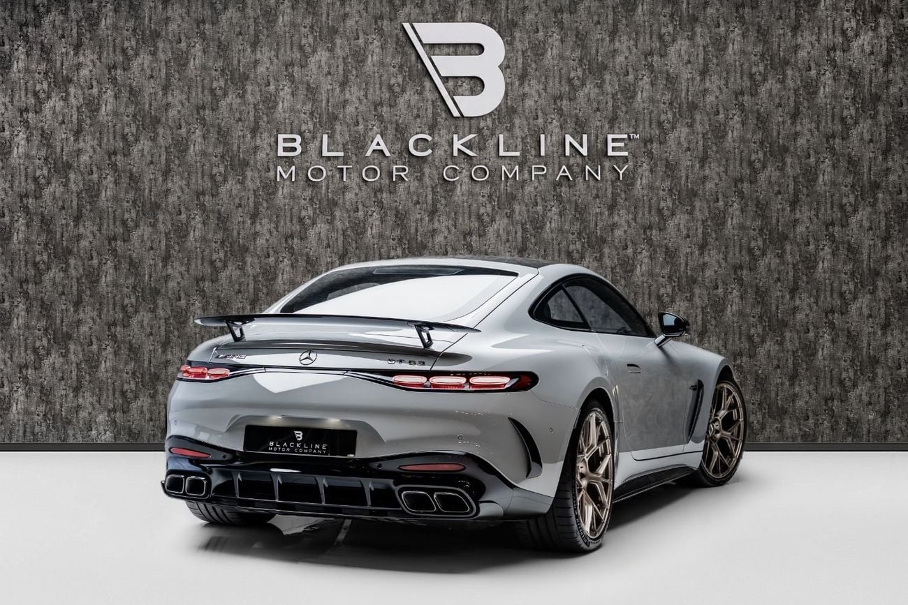 Mercedes Benz AMG GT 63 BUY NOW, PAY LATER | THE BLACKLINE STANDARD | 2030 Warranty and Service Contract, Low KMs, GCC
