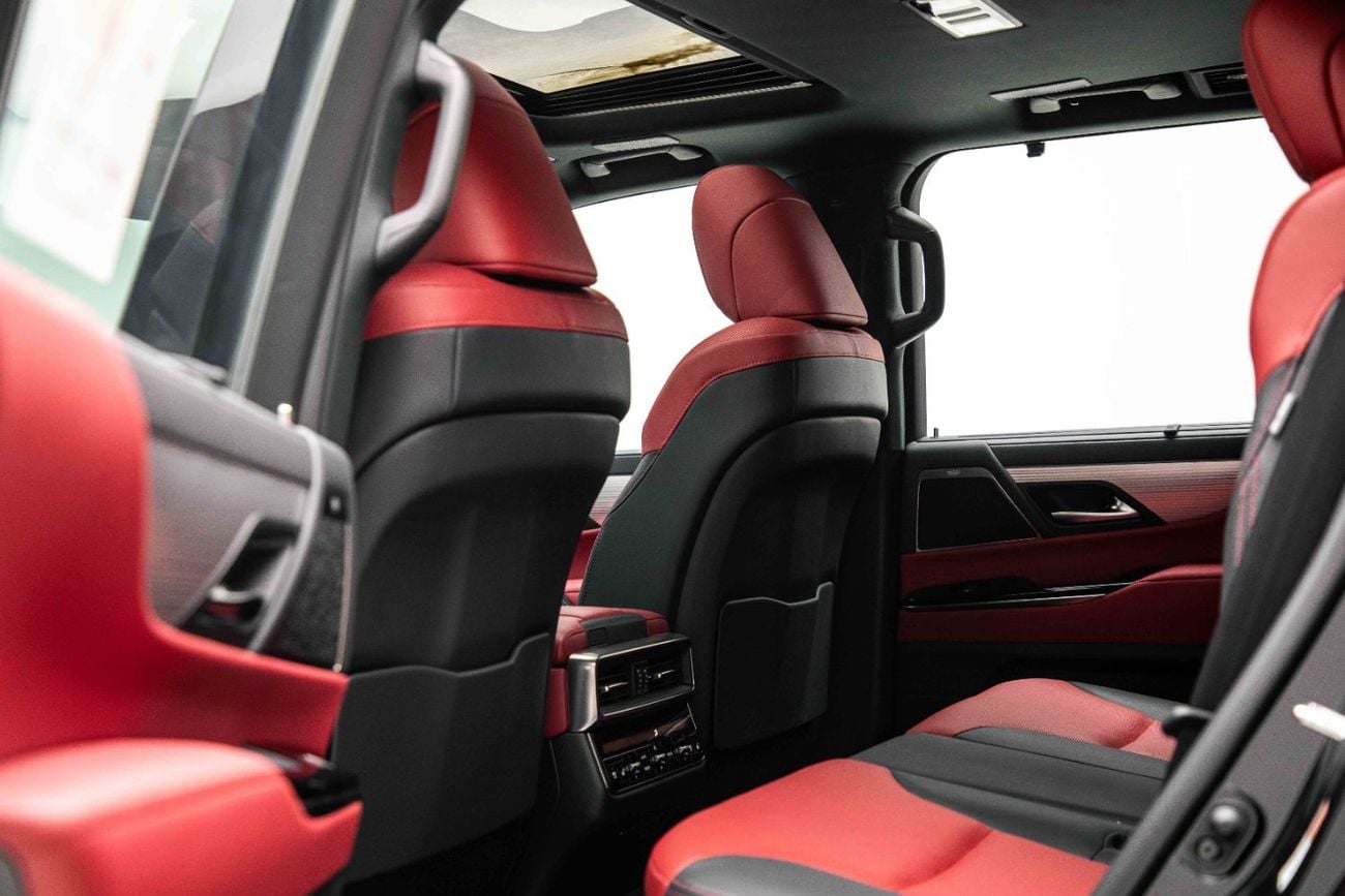 Lexus LX600 F SPORT 3.5L - Graphite Black Inside Flair Red | Export Only