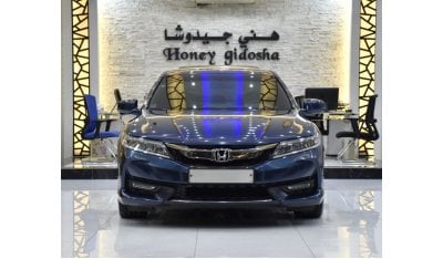 هوندا أكورد كوبيه EXCELLENT DEAL for our Honda Accord Coupe V6 ( 2017 Model ) in Blue Color GCC Specs