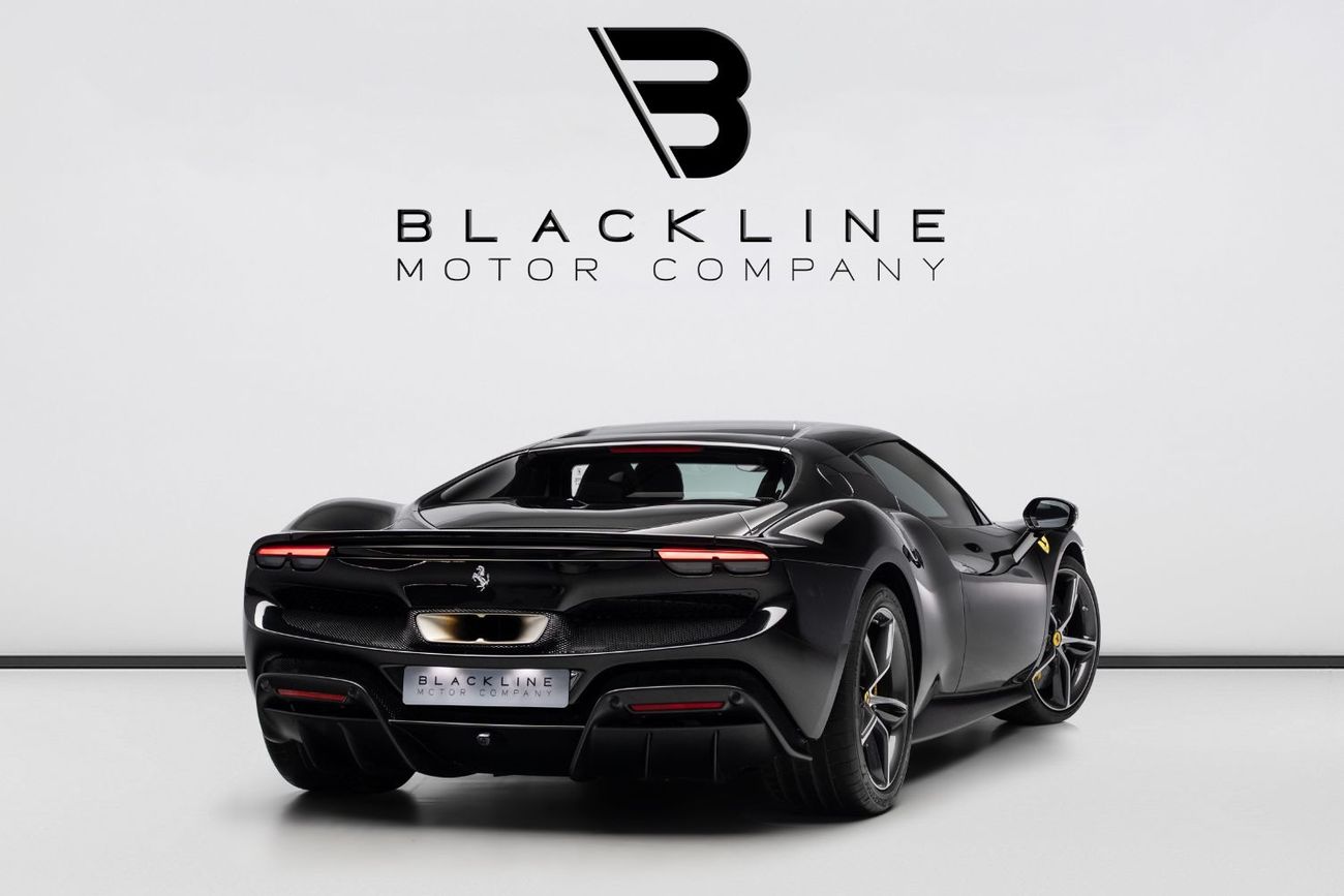 فيراري 296 GTB GTB BUY NOW, PAY 2027 | THE BLACKLINE STANDARD | Warranty, Ferrari Service Contract, Low KMs, GCC