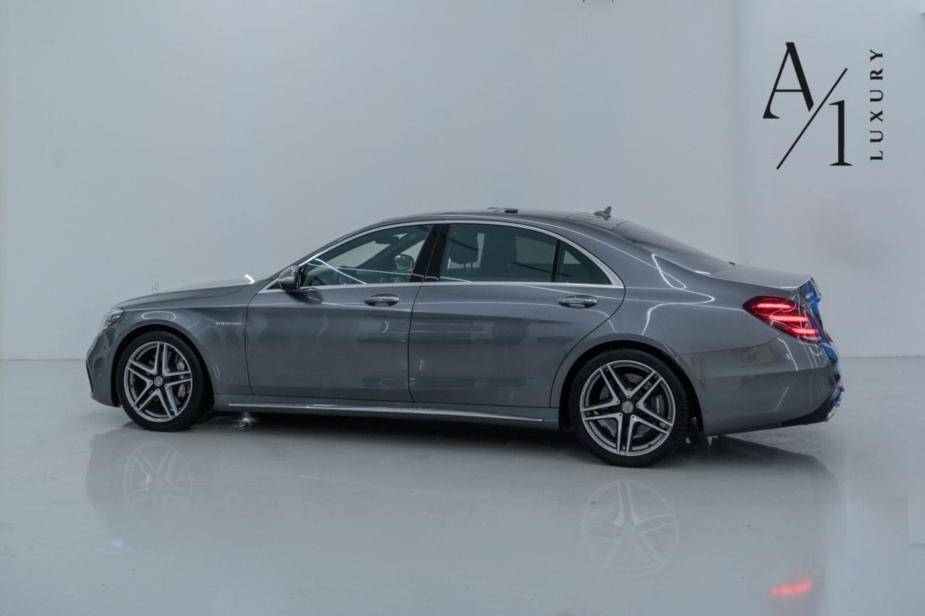 مرسيدس بنز S 63 AMG ستاندارد Std 4.0L (604 HP) 2018 Mercedes Benz S63 AMG 4MATIC, Warranty, Fully Loaded, Excellent Condition