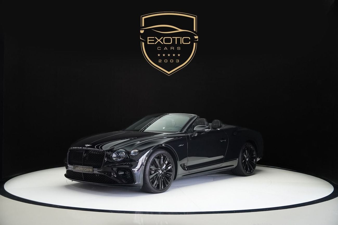 Bentley Continental GT SPEED Black Edition