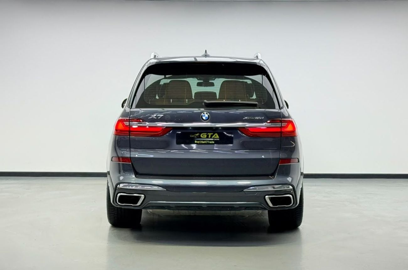 بي أم دبليو X7 50i M SPORT بي إم دبليو X7 xDrive50i M-Sport موديل 2019، مع ضمان، وسجل صيانة كامل لدى بي إم دبليو، 7 مقاعد، كامل