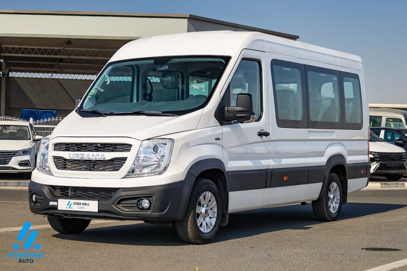 فورس أوربانيا 2026 GCC Specs | 14-Seater | 2.6L Turbo DSL | High Roof | 5 Speed MT | Passenger Van | For Export