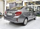 Mitsubishi Attrage GLX HIGHLINE EXCELLENT DEAL for our Mitsubishi Attrage ( 2021 Model ) in Grey Color GCC Specs
