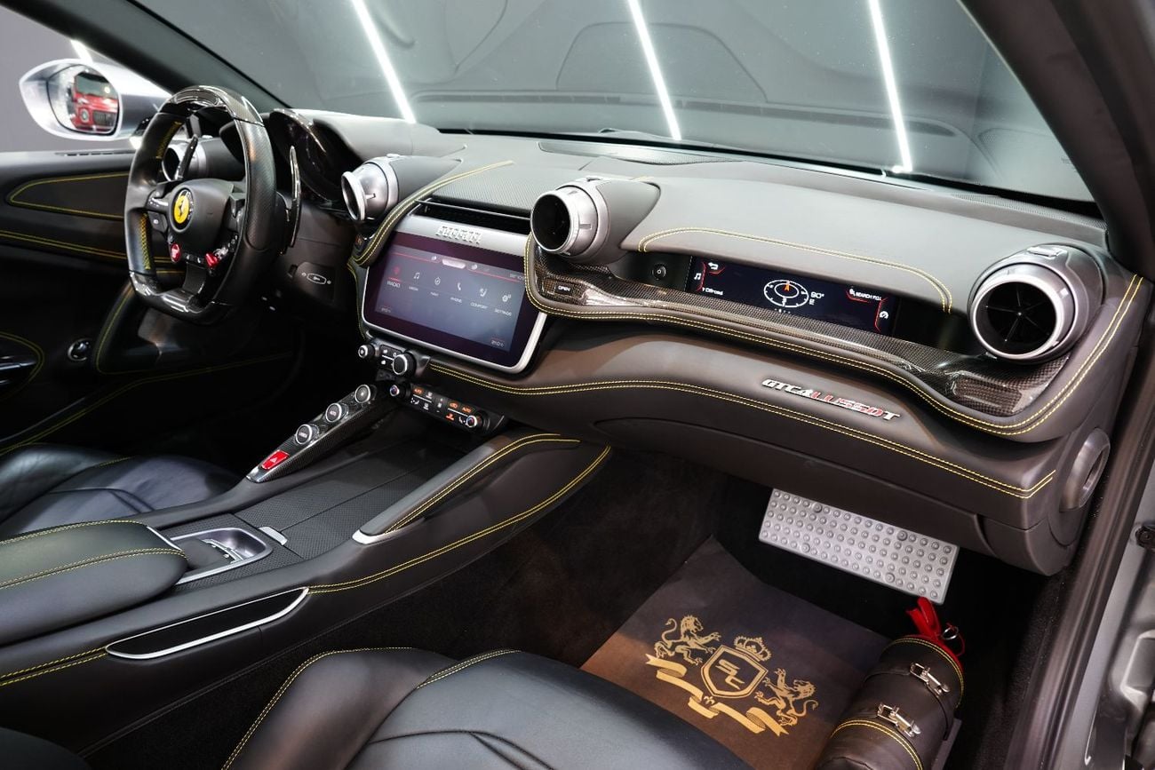 Ferrari GTC4 LUSSO T, Carbon Interior Pack, Passenger Display, Panoramic Roof, GCC Specs!!