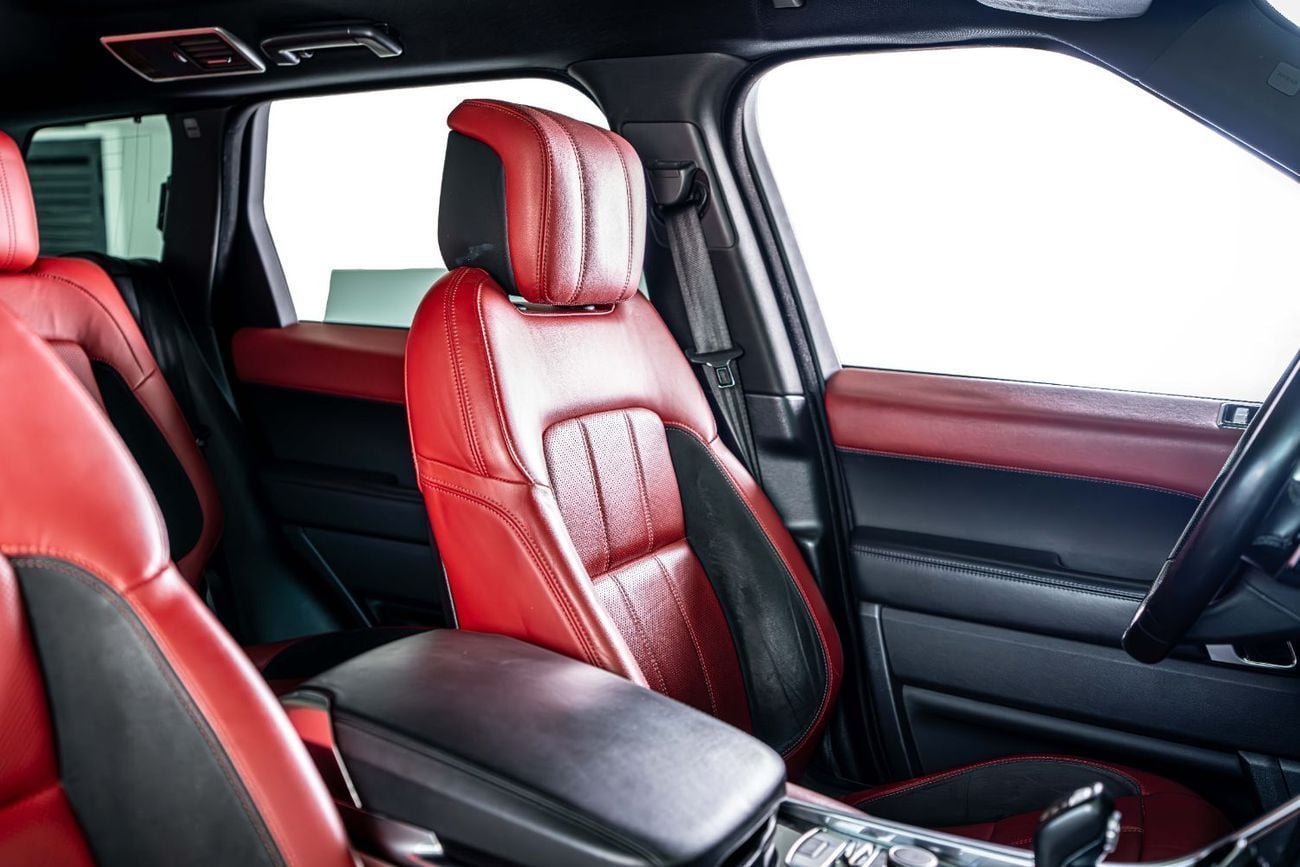 Land Rover Range Rover Sport AUTOBIOGRAPHY DYNAMIC GCC-22 Inch Rims-Black Contracting Roof-Red Interior