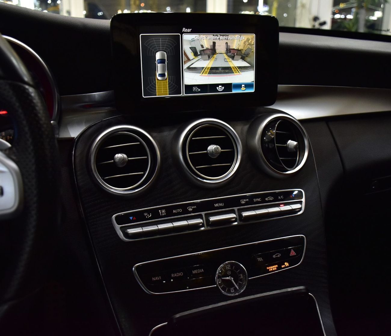 Mercedes Benz C200 . EXCELLENT DEAL for our Mercedes Benz C200 ( 2019 Model ) in White Color GCC Specs