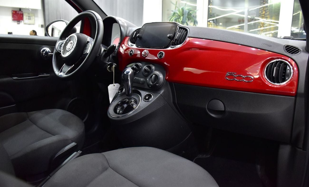 Fiat 500 DOLCEVITA EXCELLENT DEAL for our Fiat 500 Dolcevita ( 2024 Model ) in Red Color GCC Specs