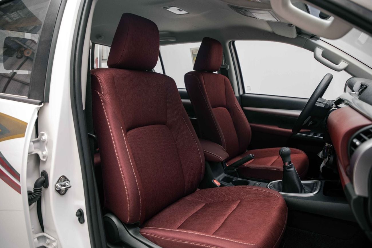 Toyota Hilux GLX 2.7L - Super White Inside Red | Export Only