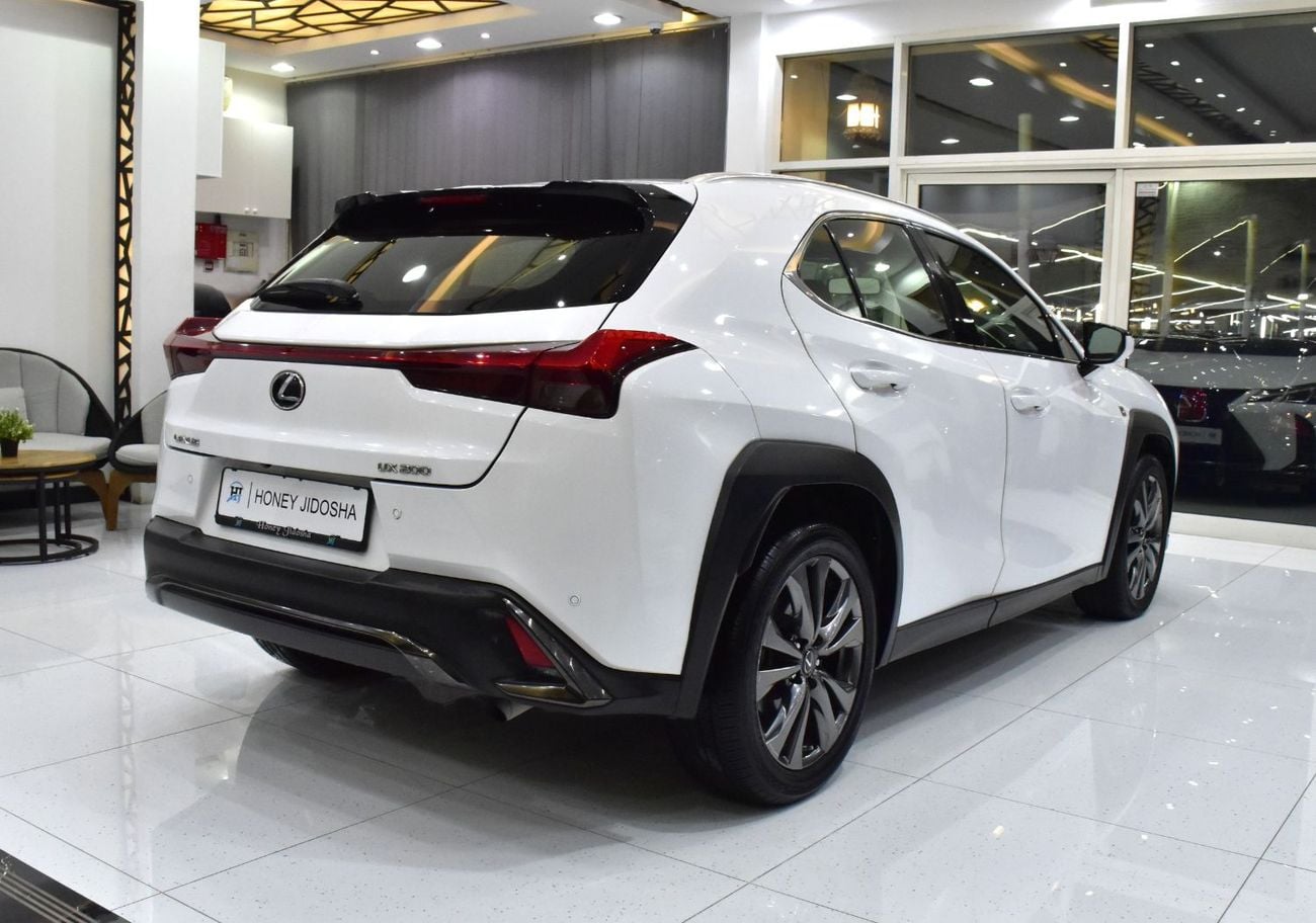 Lexus UX200 EXCELLENT DEAL for our Lexus UX200 F-Sport ( 2020 Model ) in White Color GCC Specs