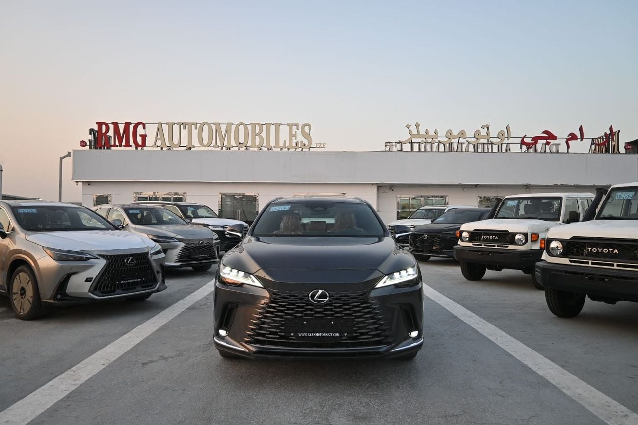 لكزس RX 350h Luxury 2.5L Hybrid AWD لكزس RX350h الفاخرة موديل 2026، محرك هجين سعة 2.5 لتر، دفع رباعي، اللون رمادي