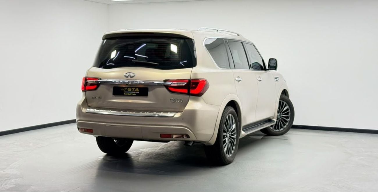 إنفينيتي QX80 LUXE SENSORY PROACTIVE إنفينيتي QX80 LUXE موديل 2022، ضمان إنفينيتي ساري حتى 2027، سجل صيانة كامل لدى إنفينيتي، 7 مقاعد، خل