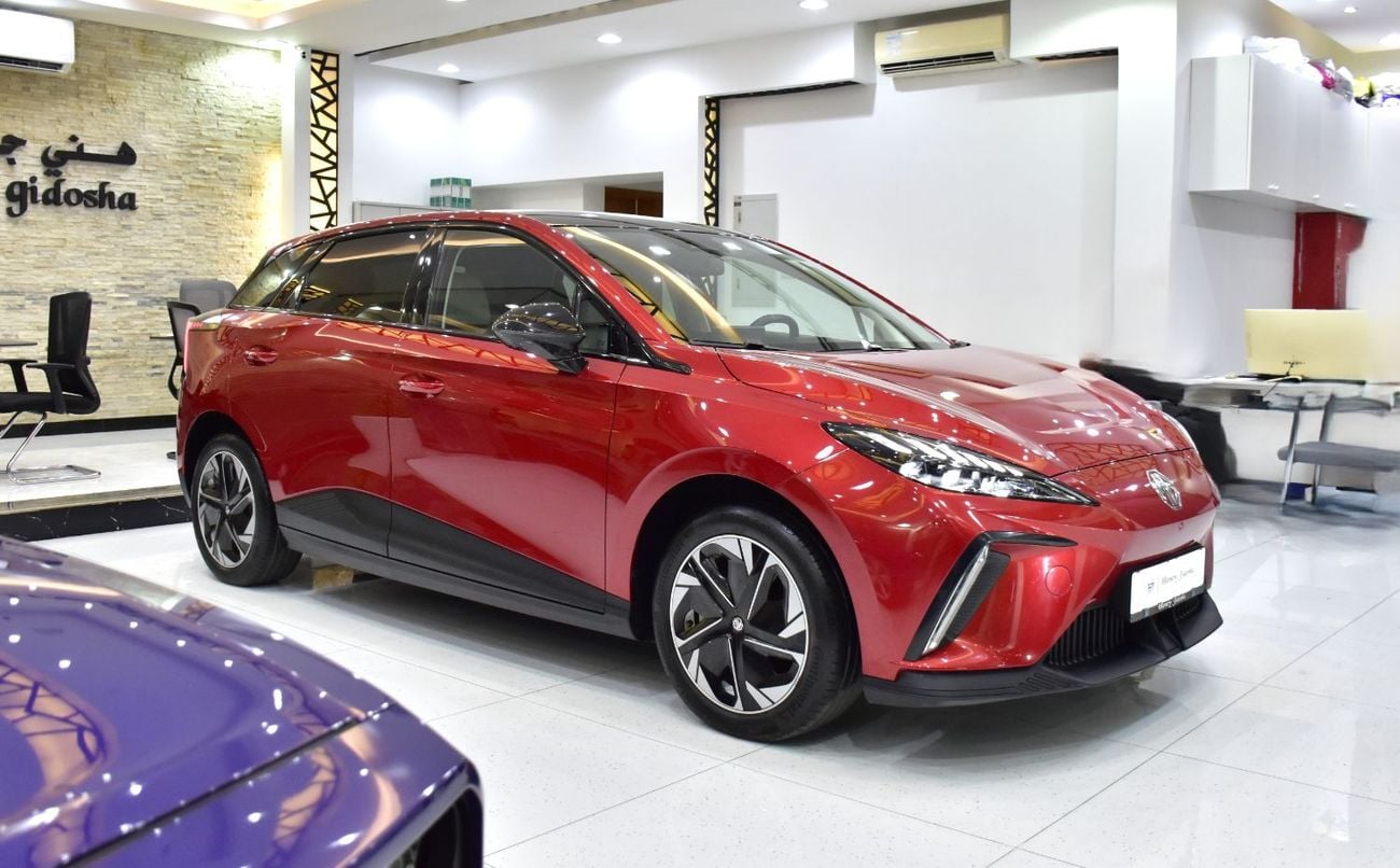 MG 4 EV EXCELLENT DEAL for our MG 4 ( 2023 Model ) in Red Color GCC Specs