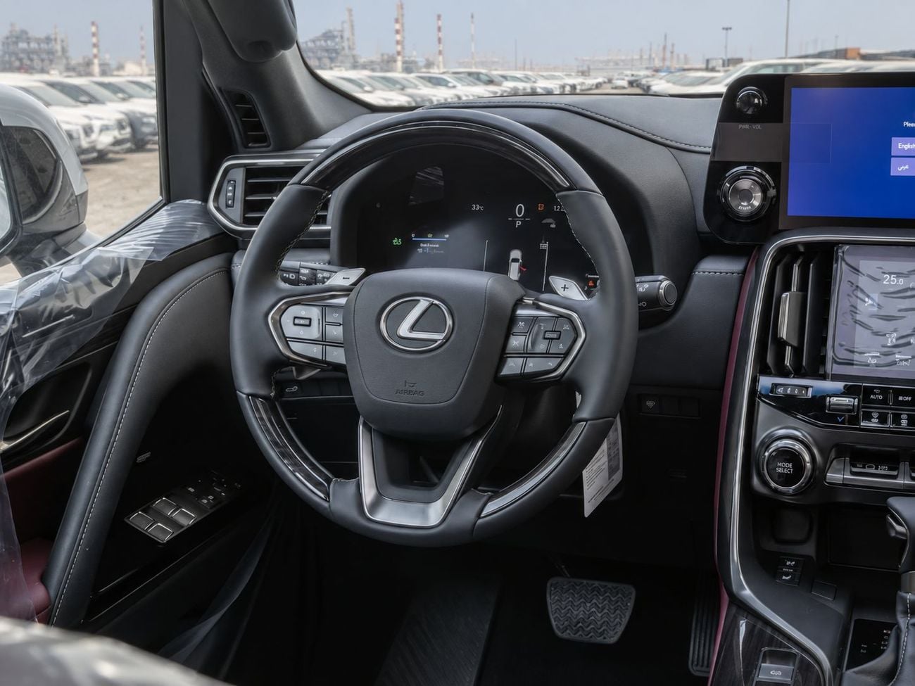 لكزس LX 600 Urban ECTAV0001 - لكزس LX600 أوربان 2026 - محرك بنزين 3.5 لتر، ناقل حركة أوتوماتيكي - لون أسود مع مقصورة د