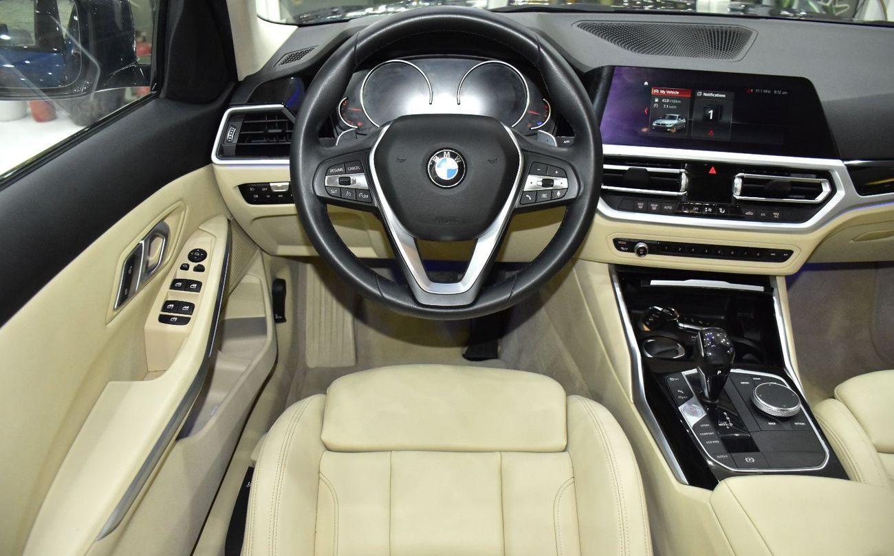 بي أم دبليو 320 SPORT LINE EXCELLENT DEAL for our BMW 320i ( 2020 Model ) in Blue Color European Specs