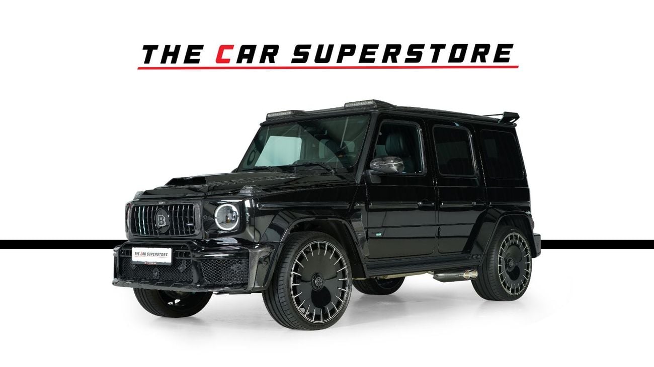 برابوس 800 - مرسيدس-AMG G 63 Brand New-BRABUS Authentication Certificate-Full Carbon Fiber Package