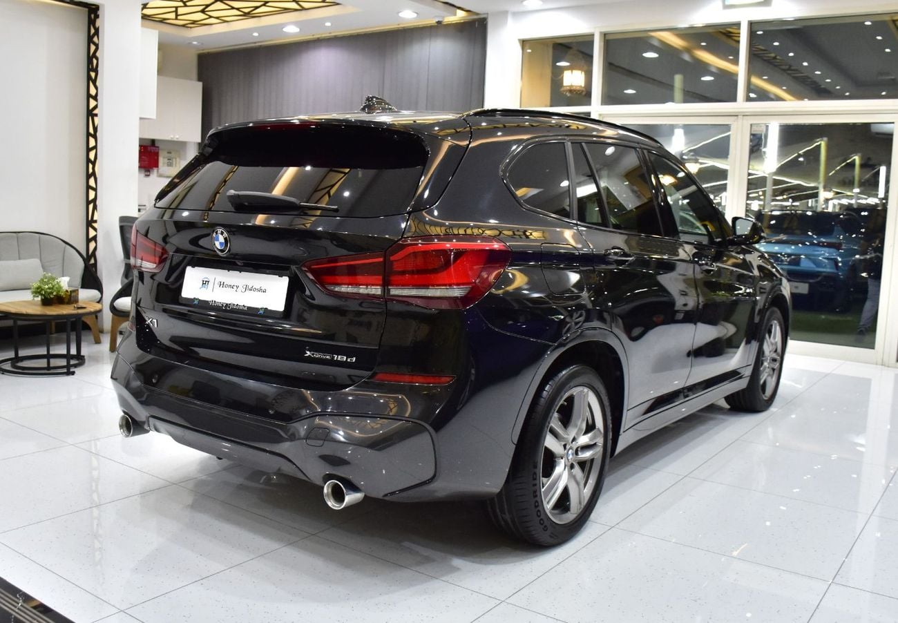 BMW X1 . EXCELLENT DEAL for our BMW X1 M-Kit xDrive18d ( 2021 Model ) in Black Color European Specs