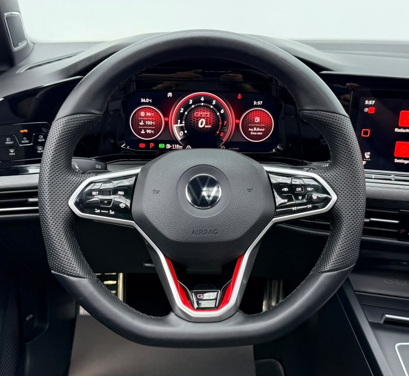 فولكس واجن جولف GTI P2 فولكس فاجن جولف GTI P2 موديل 2022، ضمان، سجل صيانة كامل لدى فولكس فاجن، كاملة المواصفات، خليجية