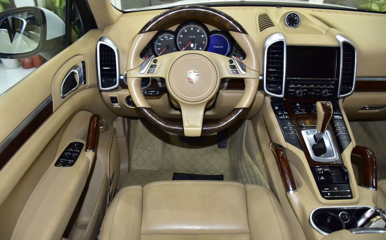 Porsche Cayenne STANDARD EXCELLENT DEAL for our Porsche Cayenne S ( 2014 Model ) in White Color GCC Specs