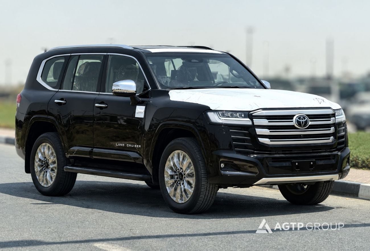 تويوتا لاند كروزر VXR محرك هجين V6 سعة 3.5 لتر موديل 2026 | دفع رباعي | نظام صوت JBL | شاشة عرض رأسية | كاميرا 360 درجة |