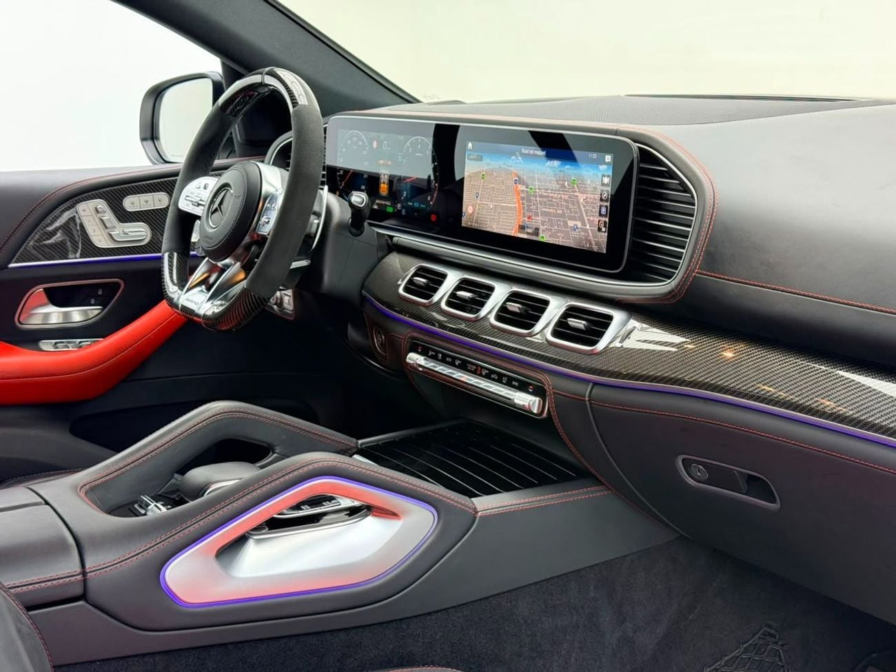 Mercedes Benz GLE 63 AMG S 2021 Mercedes Benz GLE 63 Coupe, Warranty, Carbon Fiber Interior, Excellent Condition, GCC