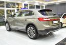 Lincoln MKX RESERVE EXCELLENT DEAL for our Lincoln MKX 2.7 ECOBoost AWD ( 2016 Model ) in Beige Color GCC Specs
