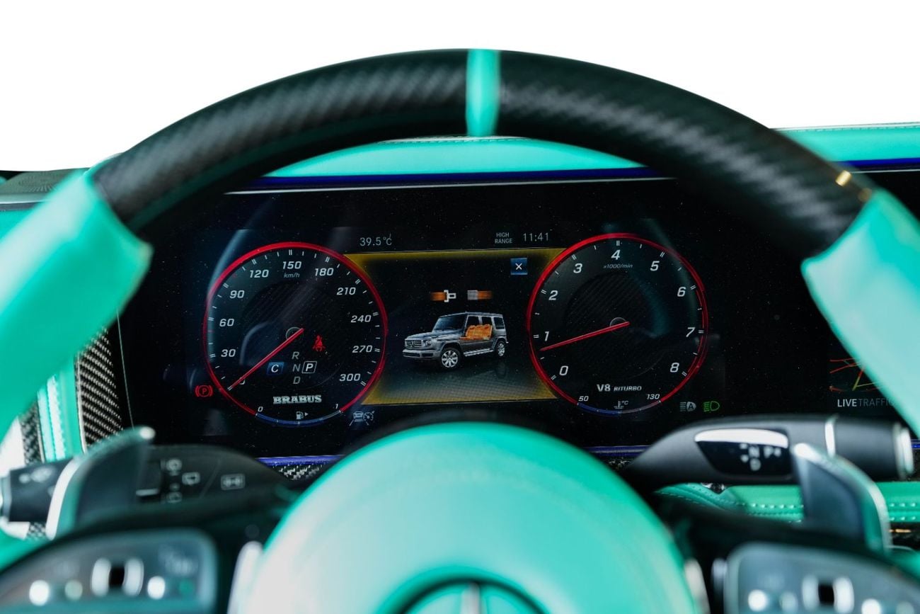 مرسيدس بنز G 63 AMG GCC-Brabus 900 Rocket Kit Masterpiece -Interior Tiffany Blue-Carbon Fiber Kit