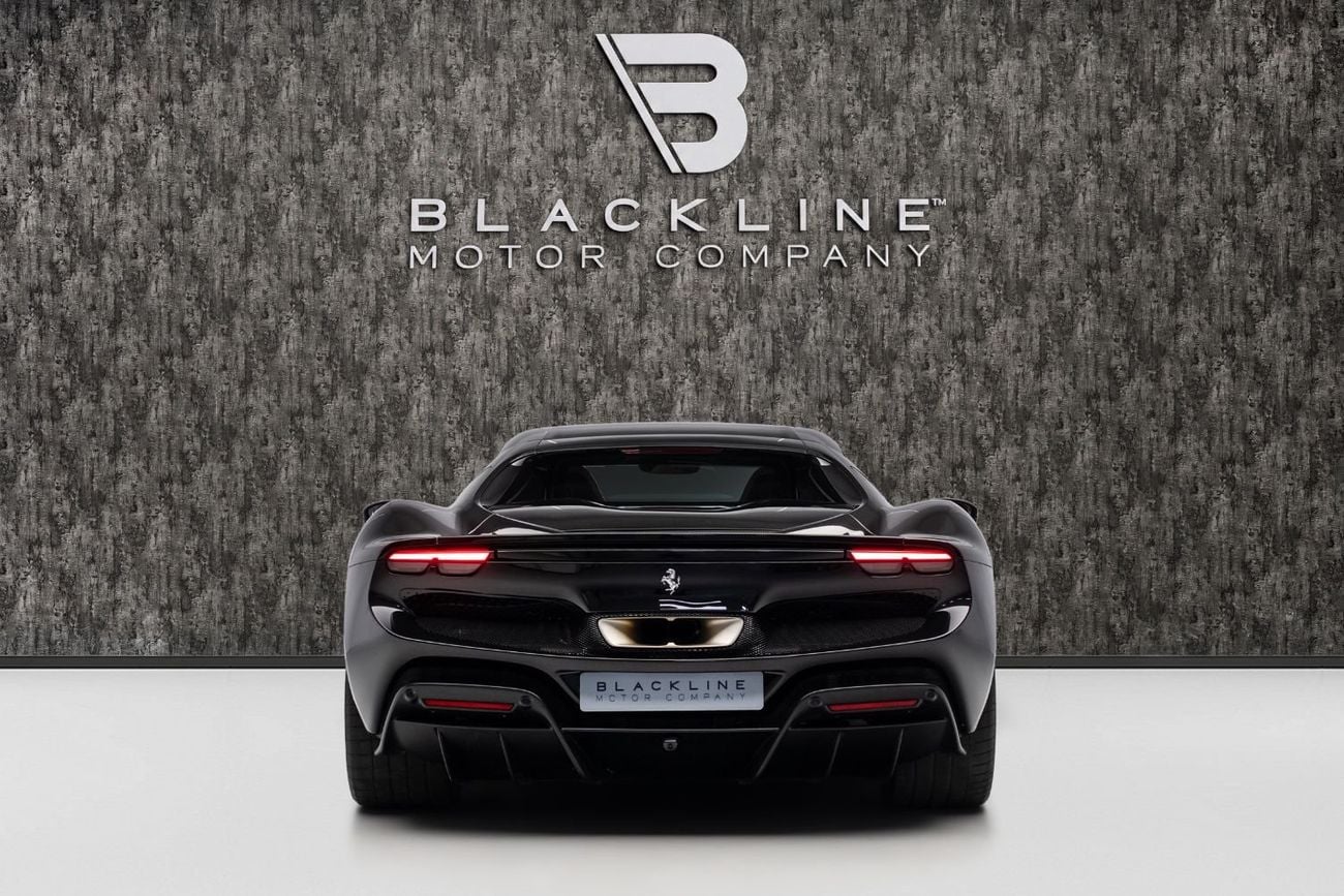 Ferrari 296 GTB BUY NOW, PAY 2027 | THE BLACKLINE STANDARD | Warranty, Ferrari Service Contract, Low KMs, GCC
