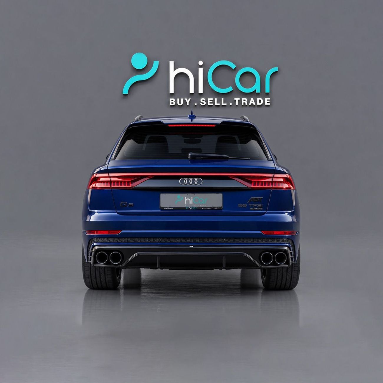 أودي Q8 55 TFSI X,XXX شهريًا • بدون دفعة أولى • أودي Q8 55 TFSI كواترو S-Line مع نظام ABT • ضمان لمدة عام