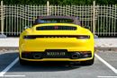 Porsche 911 CARRERA Cabriolet | Racing Yellow / Brown Roof | 379 HP | 989 KM | Warranty