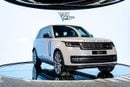 لاند روفر رينج روفر Autobiography P530 | Pearl White | Black Roof | Burgundy Interior | Shadow Exterior Package | GCC Sp